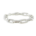 PULSERA ARGOLLAS PLATA