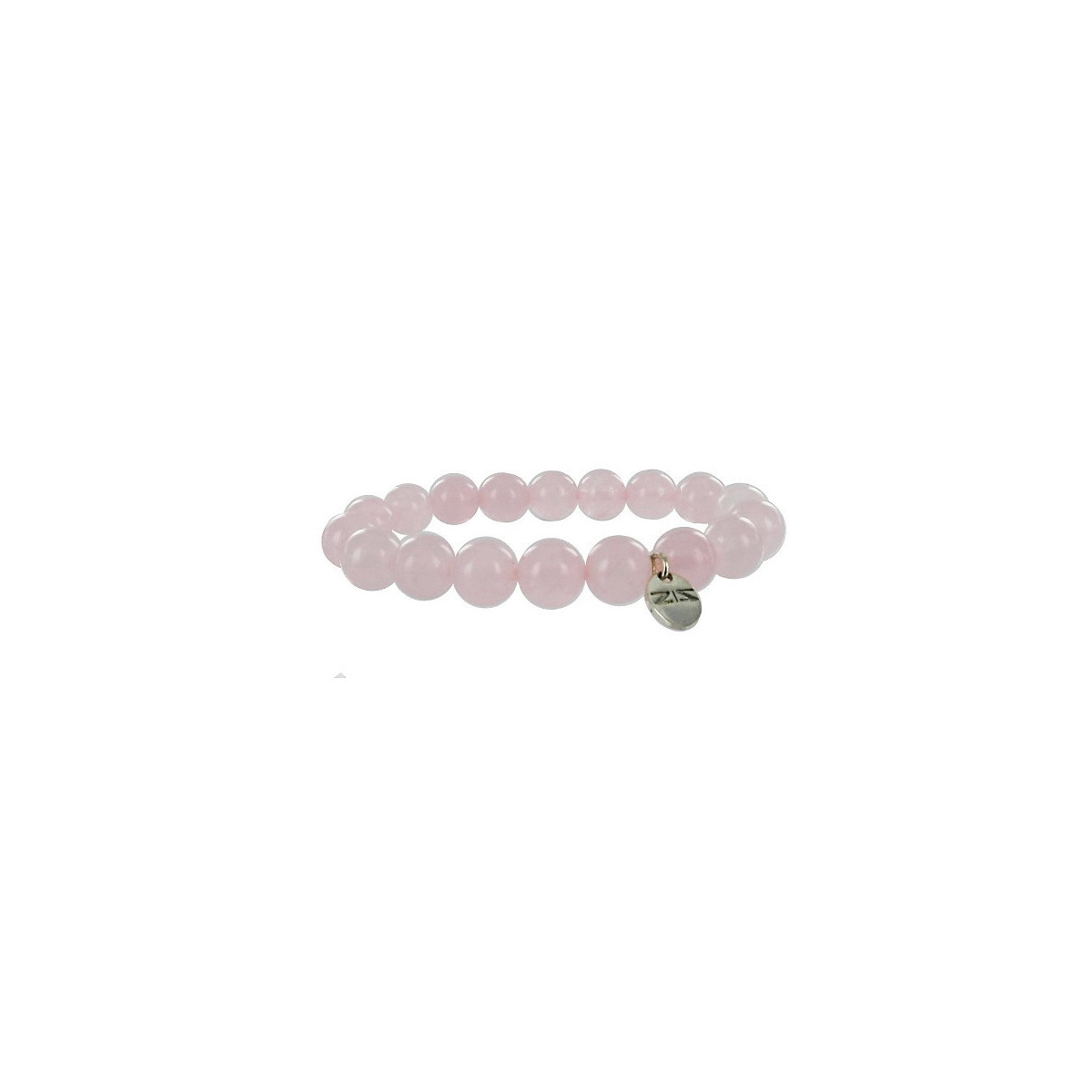 PULSERA BOLAS 8,5 MM CUARZO ROSA