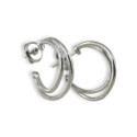 PENDIENTES 2 AROS PLATA